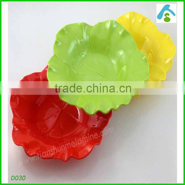 high quality colorful melamine fruit basket,salad plate