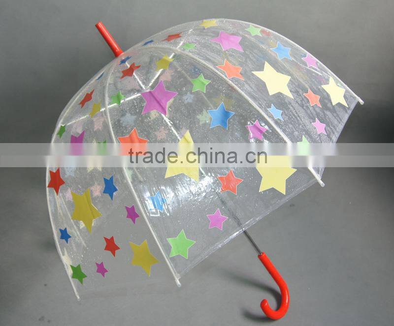 transparent umbrella print inside umbrella