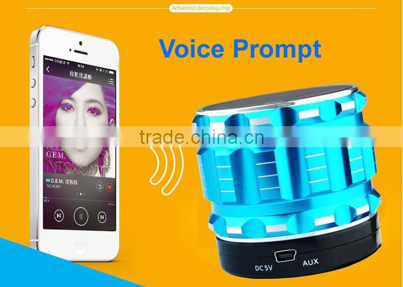 New Arrive S28 Metal Mini Stereo Portable Handfree Bluetooth Speaker Mic+TF Card Slot Wireless Speakers 5 Colors JL*DA1073#C8*50