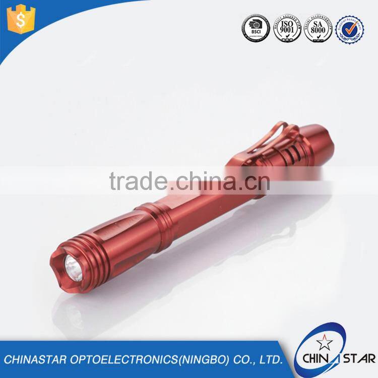 Cheap Aluminum AAA Battery Promotional Pen Torch