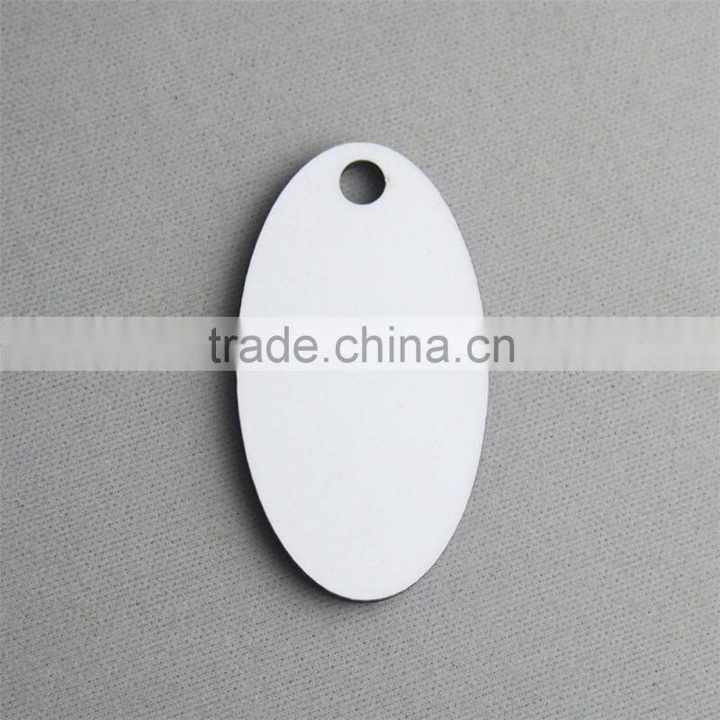 Oval sublimation key Chains mdf blank