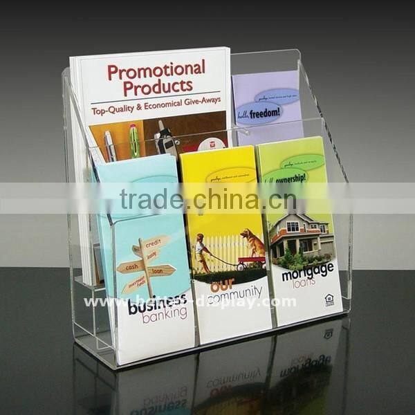 A4/A5/A6 clear plastic flyer holder, leaflet holder, brochure rack