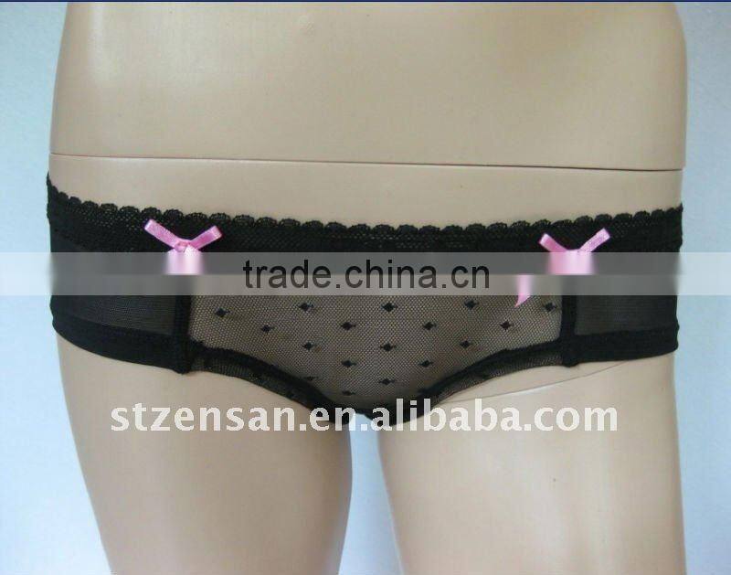 mesh hipster with bows UNDERWEAR