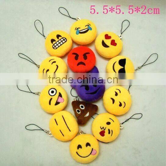 Free size indoor emoji slippers/plush emoji shoes/ Soft slippers plush for Man and Women