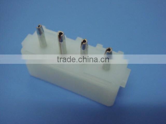 5.08mm pitch vertical PCB Mounting Orientation wire to board pin header connector TE 4 pin connector tyco 350424-1