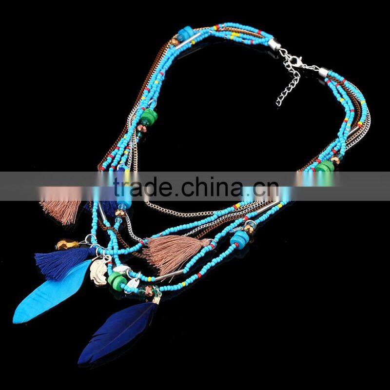 New latest design beads necklace vintage wholesale alibaba