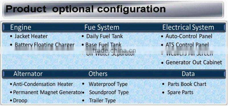 DS 88KW diesel engine generator set avr high-power volvo