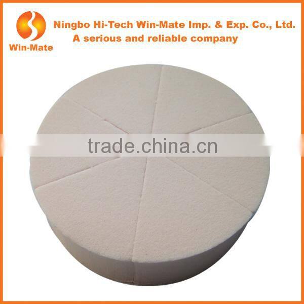 82*23 6 Slice Round Pink Makeup Latex Free Powder Puff