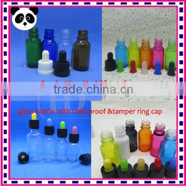10ml 30ml e liquid pe plastic dropper bottle with childproof and tamper evident cap