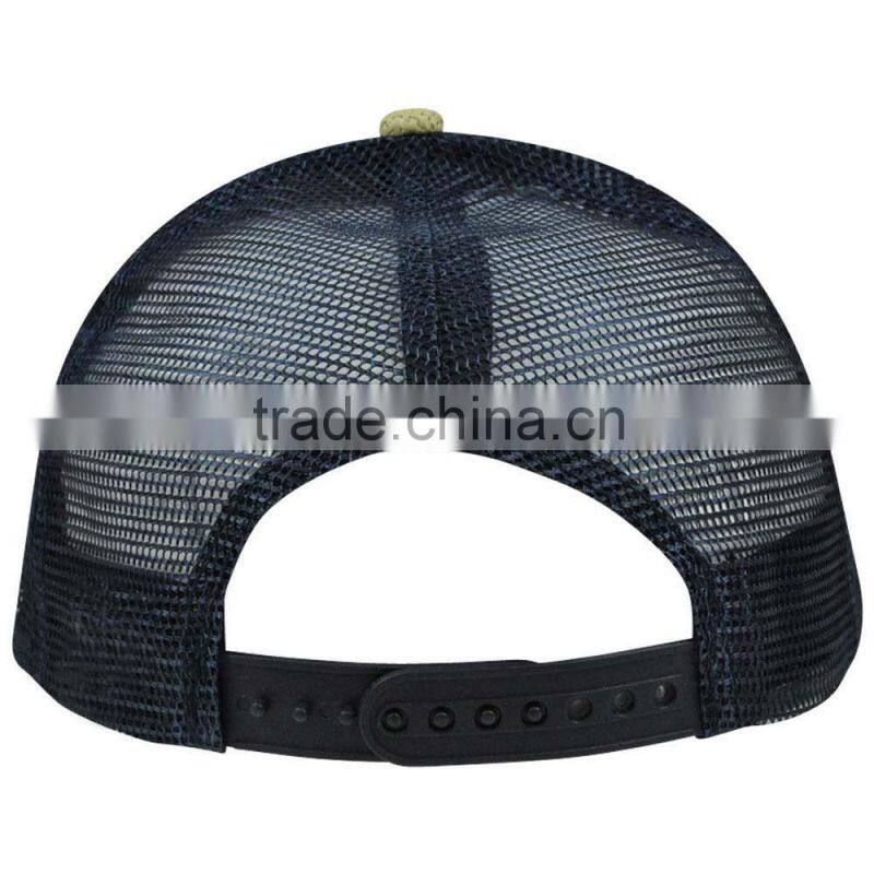 Blank Plain Woven Snapback Cap Bottle Opener Straw Mesh Baseball Hat