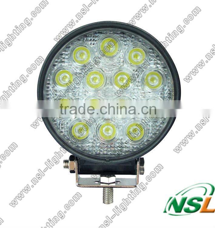 42W LED work Light off-road SUV, ATV 4X4 tractor light headlight LED driving light 42W,LED headlight Worklamp Car accessori