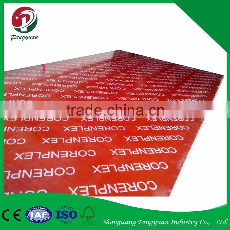 Most popular products china MR / MELAMINE / WBP Glue laminated marine plywood