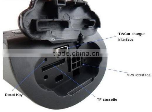 hotselling 120 degree wide angle GPS G-sensor 2.7inch screen dvr auto camera