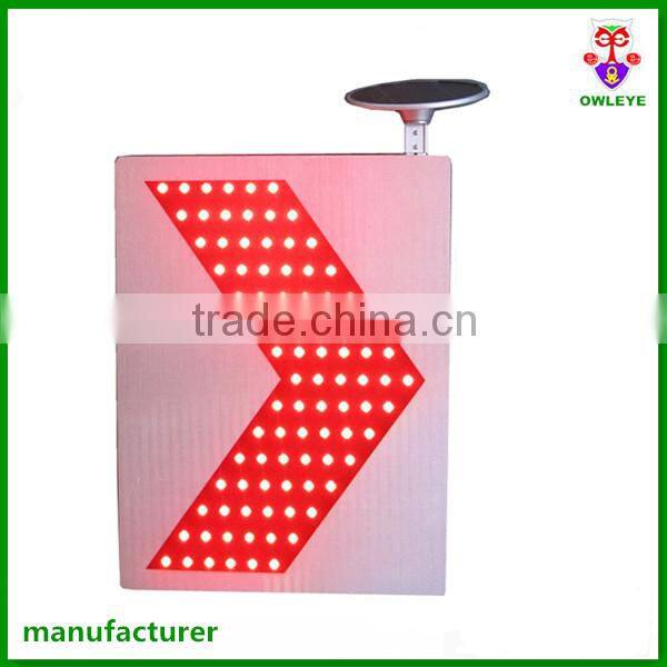 Solar Led Security Warning Signal Light,Solar Traffic LED Arrow board