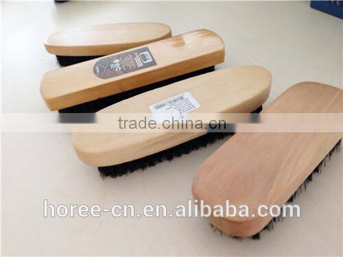wooden shoe cleaning brush