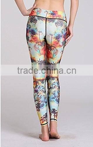 OEM Polyester Spandex Workout Clothes Women Wholesale Gym Wear Yoga Pants