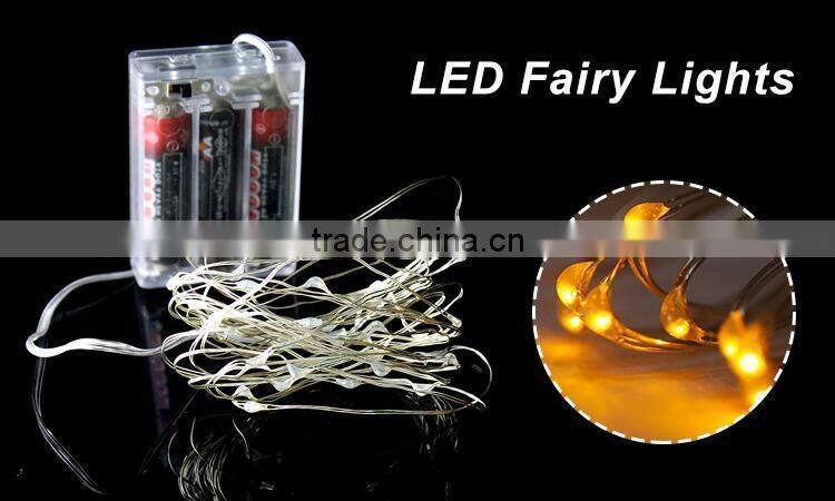 2016 China Party Items LED String Lights Flower For Christmas