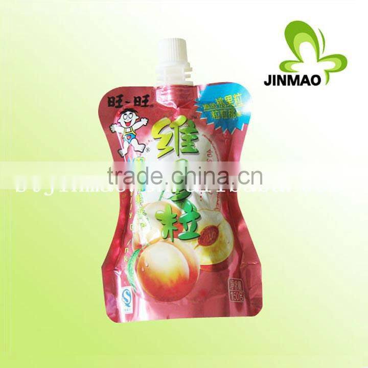 Reusable juice Spout plastic Pouch