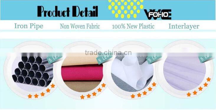 FC118B New Fashion rolling Door Fabric Shoe Cabinet