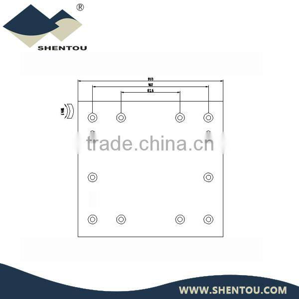 Truck Brake System WVA Brake Lining 10100400020