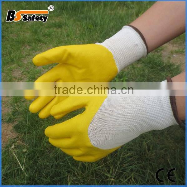 BSSAFETY 3/4 nitrile coated oil resistant industrial working gloves