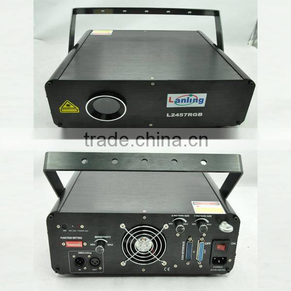 2.5W RGB animation ILDA disco laser DMX stage lighting LOGO projector