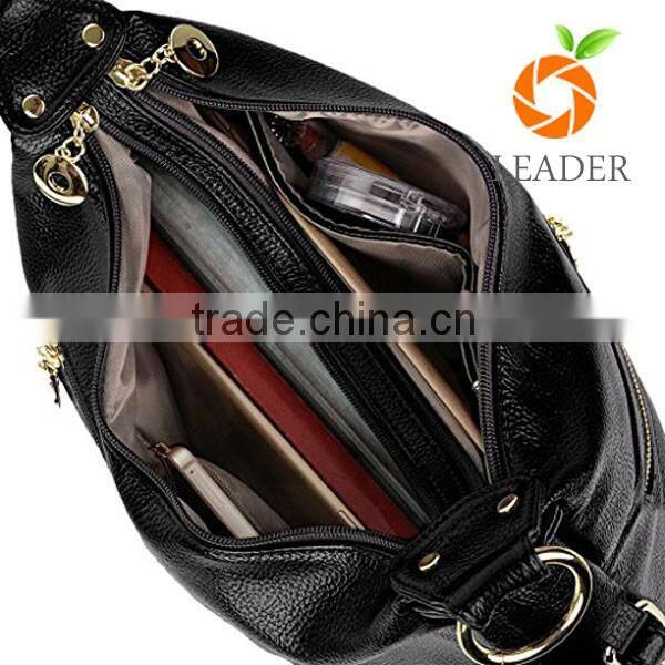Multi purpose leisure style practical pu handbag