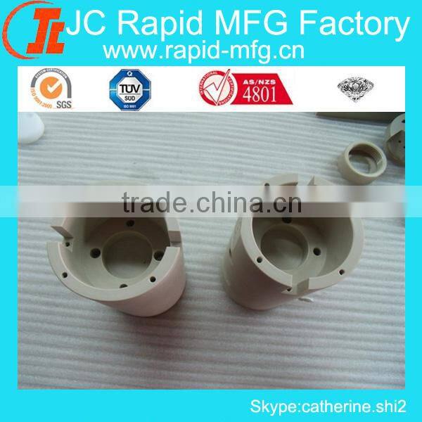 Shenzhen Rapid MFG custom PEEK plastic fasteners CNC machining