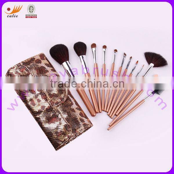 Professional 16pcs Natural and Synthetic Makeup Brush Set