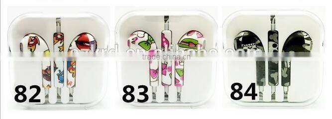 Promotional Earphone 3.5mm Music Microphone Stereo Bass In-Ear Wired Ear Phones Headset For Mobile Phone MP3/4
