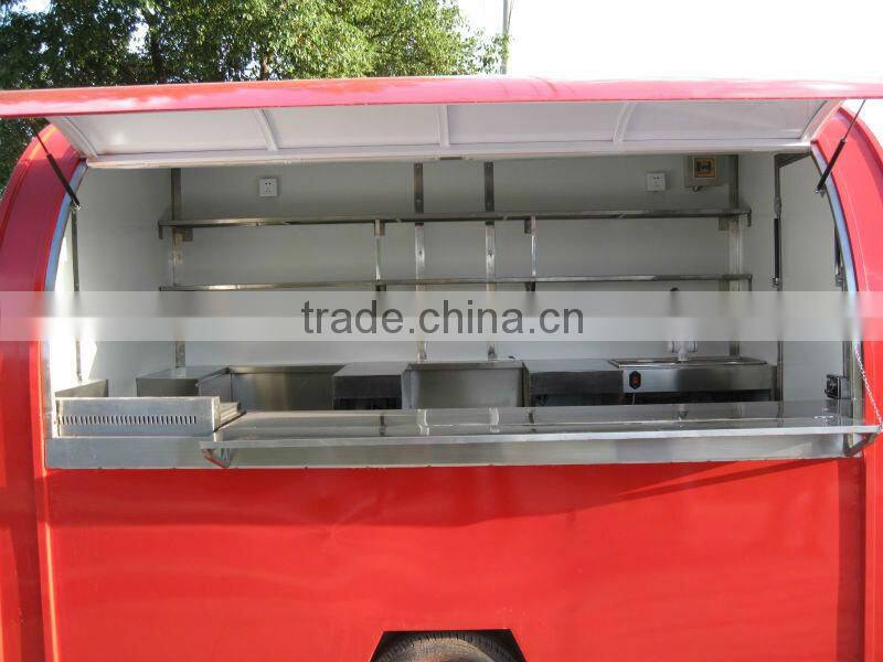 JX-FS290B Shanghai made awesome fast food cart/bbq trailer for sale