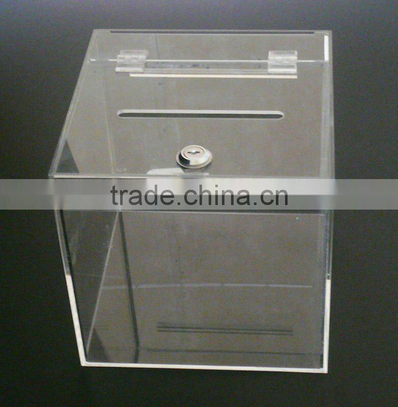 Acrylic Ballot Box with lock