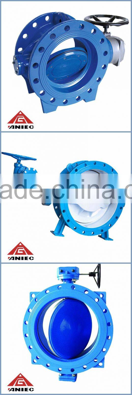 WCB Ductile iron Gear Box Triple Offset Butterfly Valve