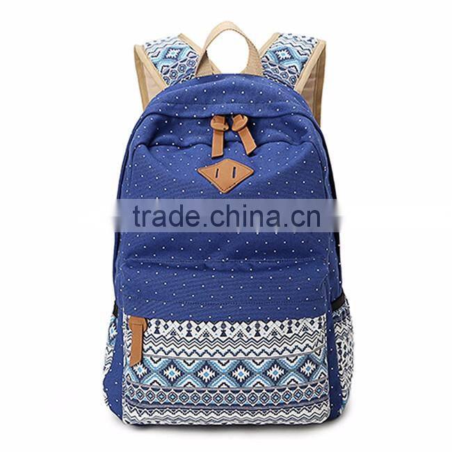 Hot sale simple popular brand name school bags