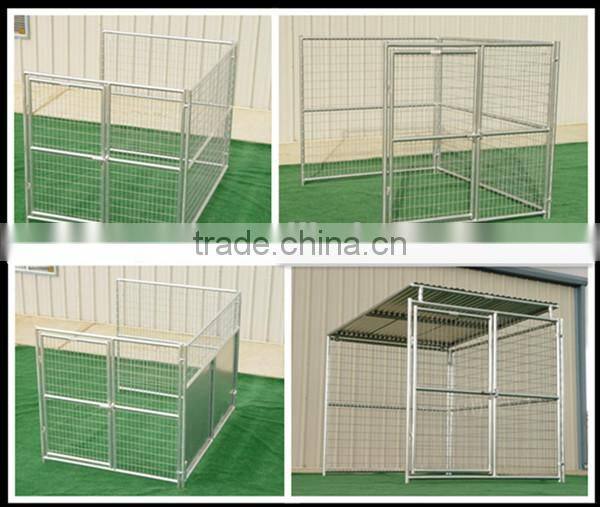 5'X10'X6' heavy duty galvanized steel dog pens enclousures outdoor welded mesh dog kennels
