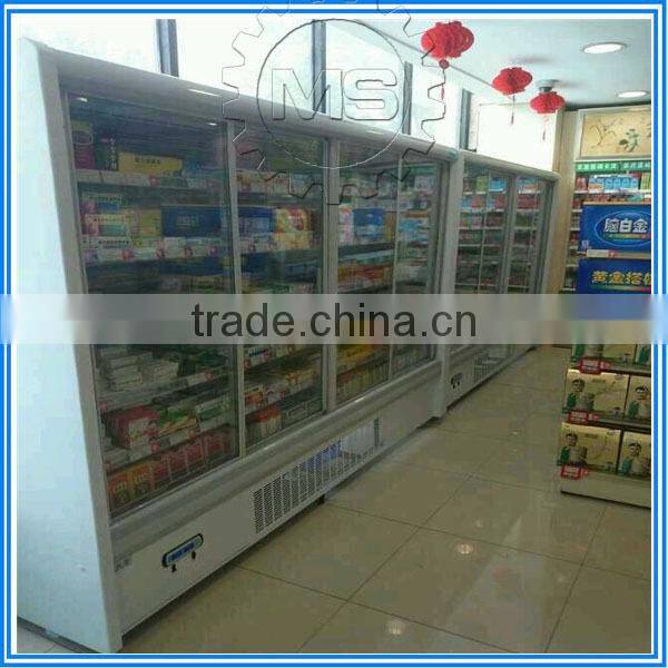 meat fruit vegetable using display fridge / commercial refrigerator / cooler display