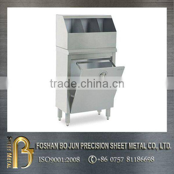 Stainless steel bin kitchen recycle rubbish trash dust stainless steel rubbish bin