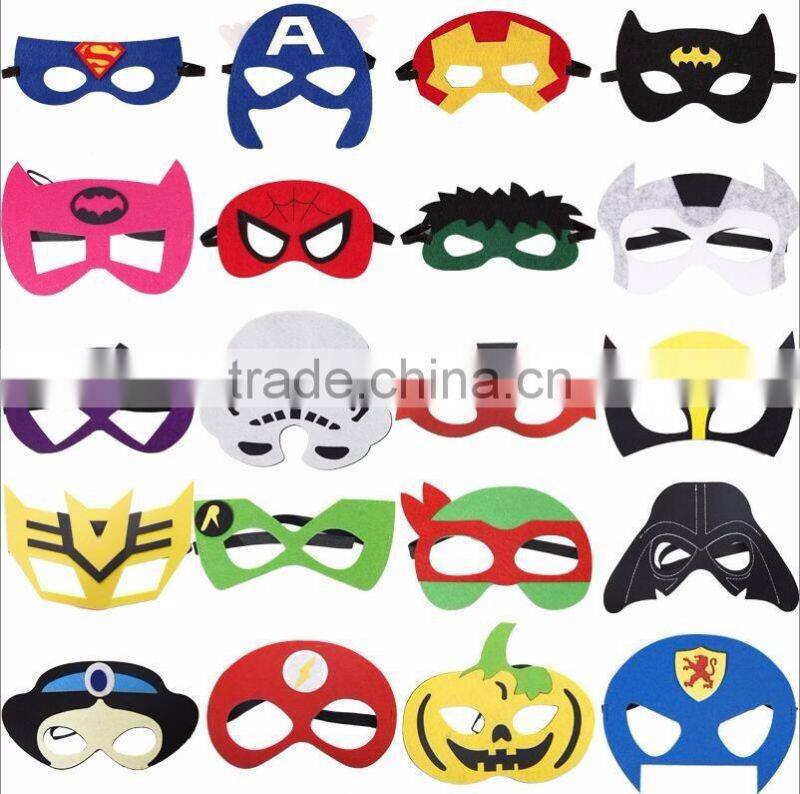 Hot Crazy Animal City Cheap Kids Cartoon Animal Felt Mask