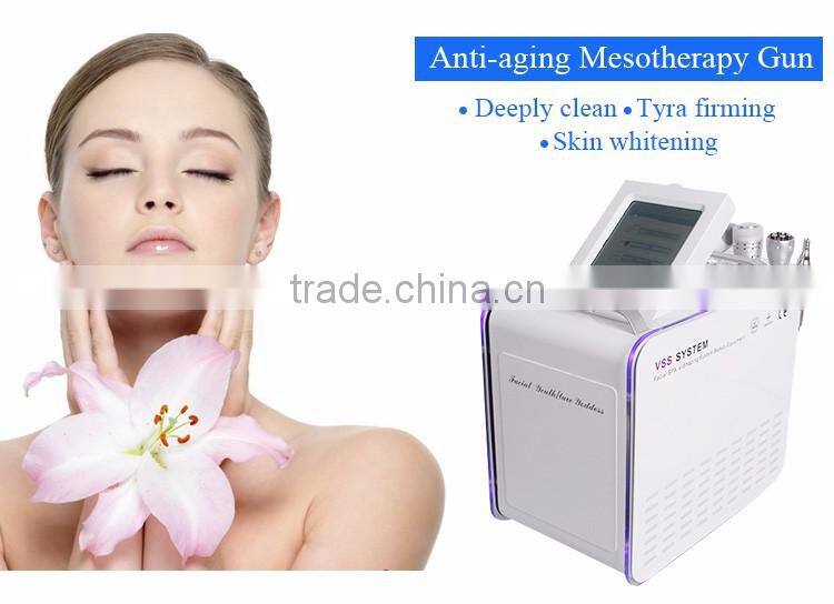 No needle mesotherapy machines skin whitening injection facial massager machine