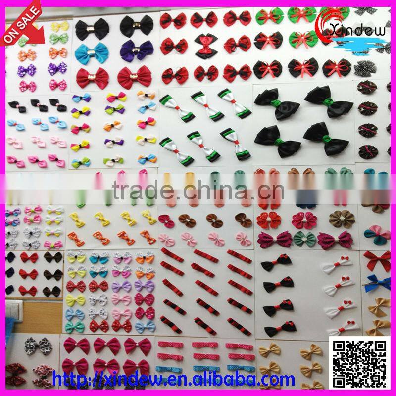 Ribbon bowknot for garments accessories or hairwear