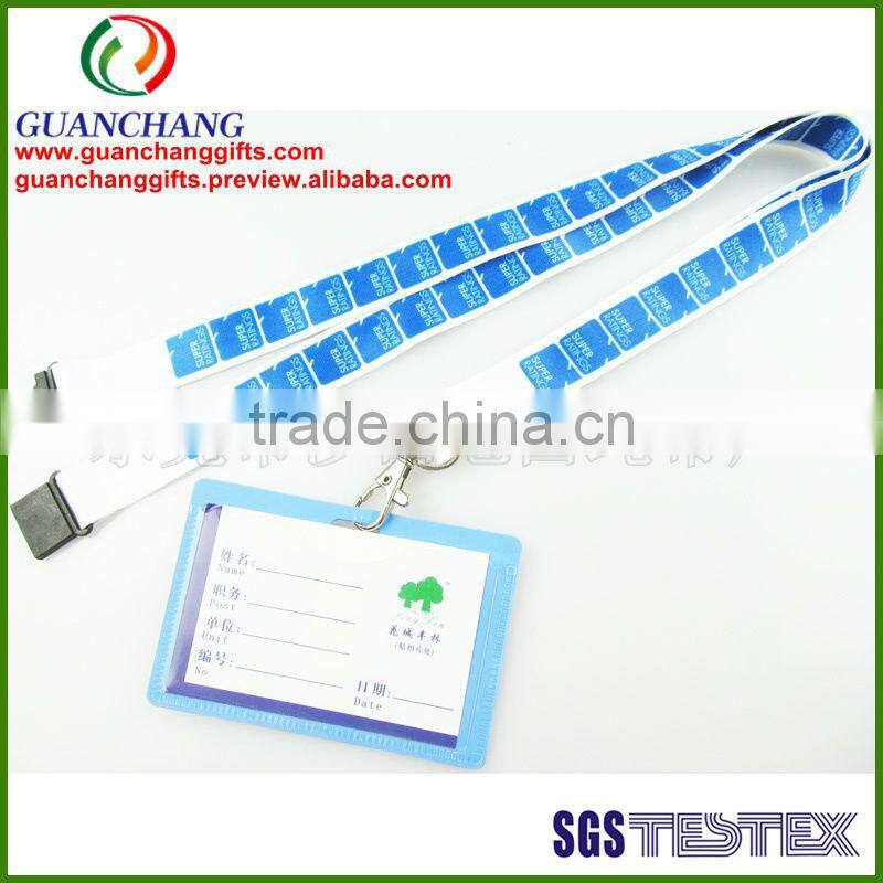 custom plastic pouch lanyard