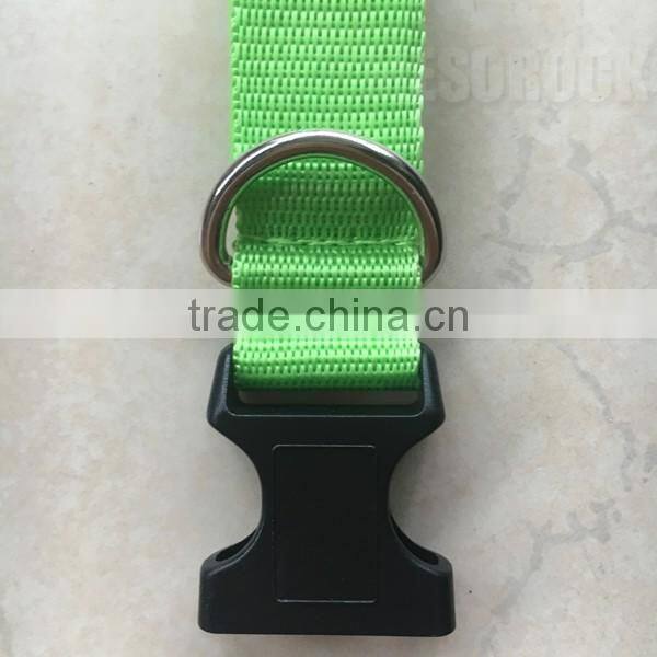 USB Rechargeable Nylon Flashing Pet Neck Collar Flashing Dog Collar Led Dog Collar