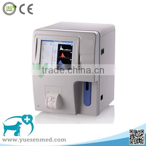 2017 hot sale automatic hematology analyzer veterinary blood count machine