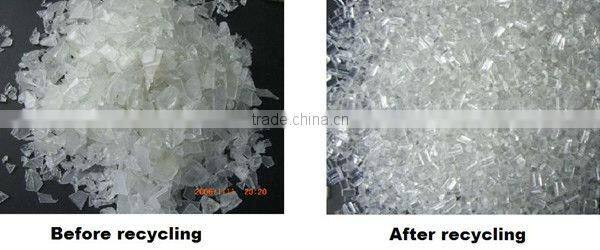 PS flakes recycling extruder machine with screen filter