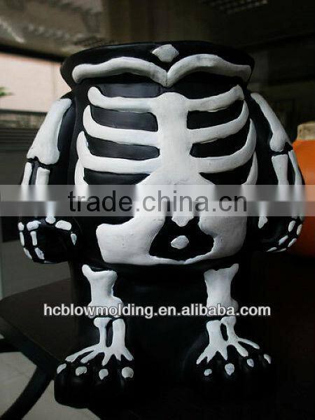 OEM Blow Molding Plastic Ghost Pumpkin Toys For Halloween Design