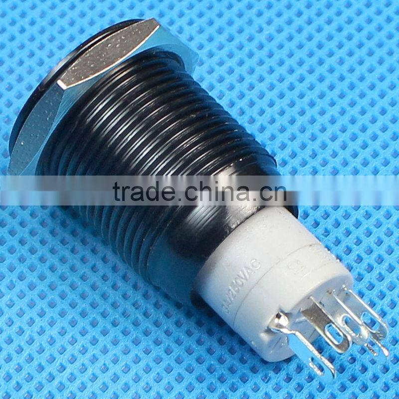 16mm push button waterproof switch