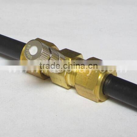 Misting fine spraying nozzles brass connector with 10/12" one hole
