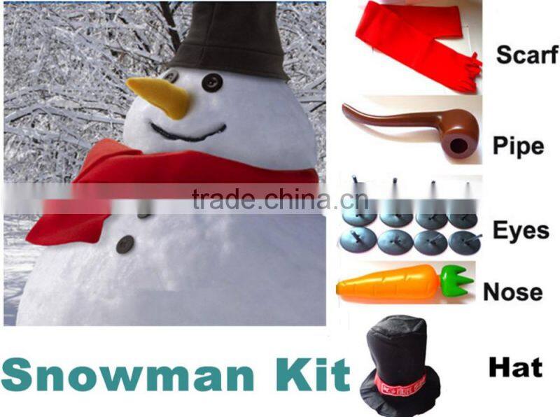amazon hot sale 2017 snowman kit scarf hat christmas outdoor decorations