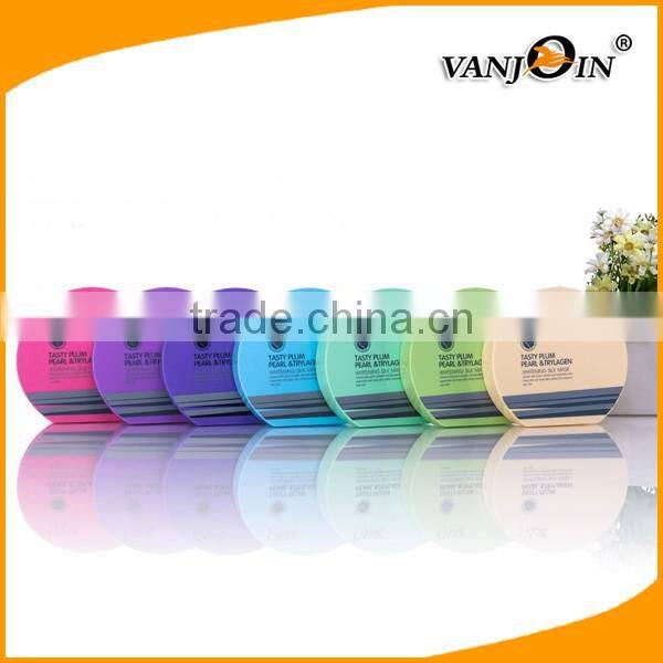 Round Face Mask Jar Face Cream Jar with Wide Mouth