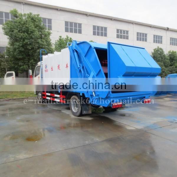 DONGFENG 4*2 New Design Garbage compactor truck 12m3 with swing arm